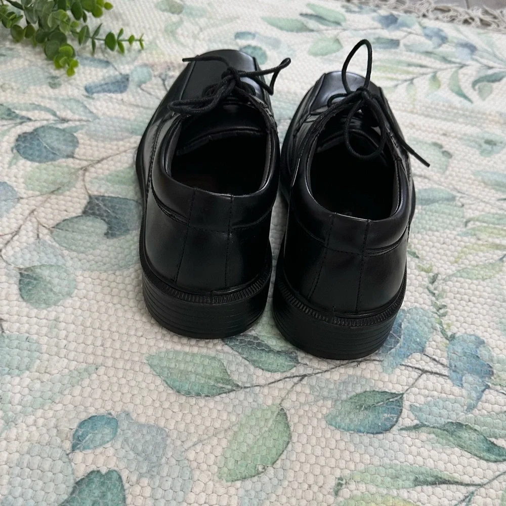 Classic Black Leather Men's Dress Shoes